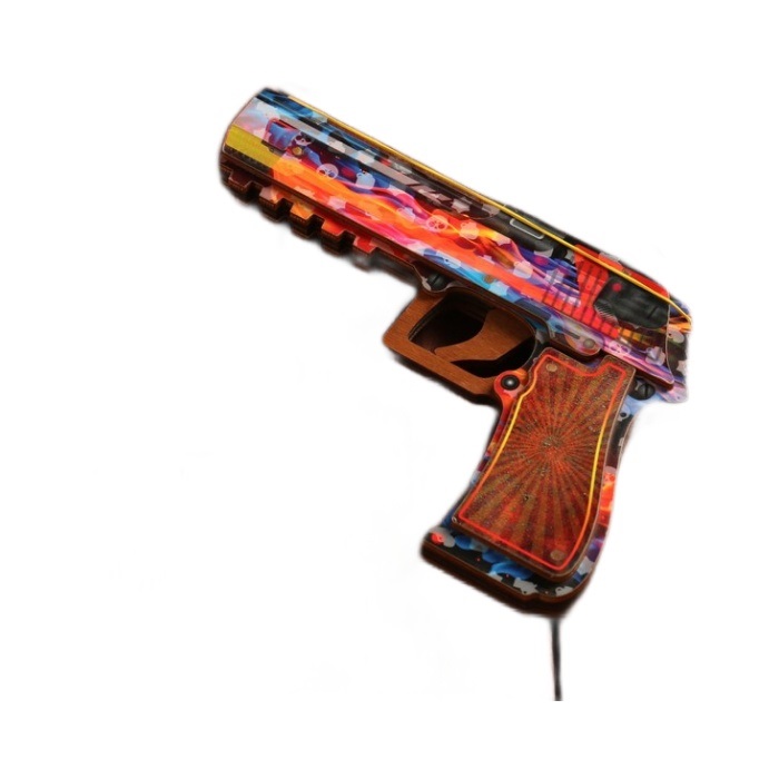 Игрушка Sima-land Пистолет-резинкострел разноцветный