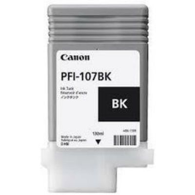 Картридж для струйного принтера Canon PFI-107 BK (6705B001) черный, оригинал