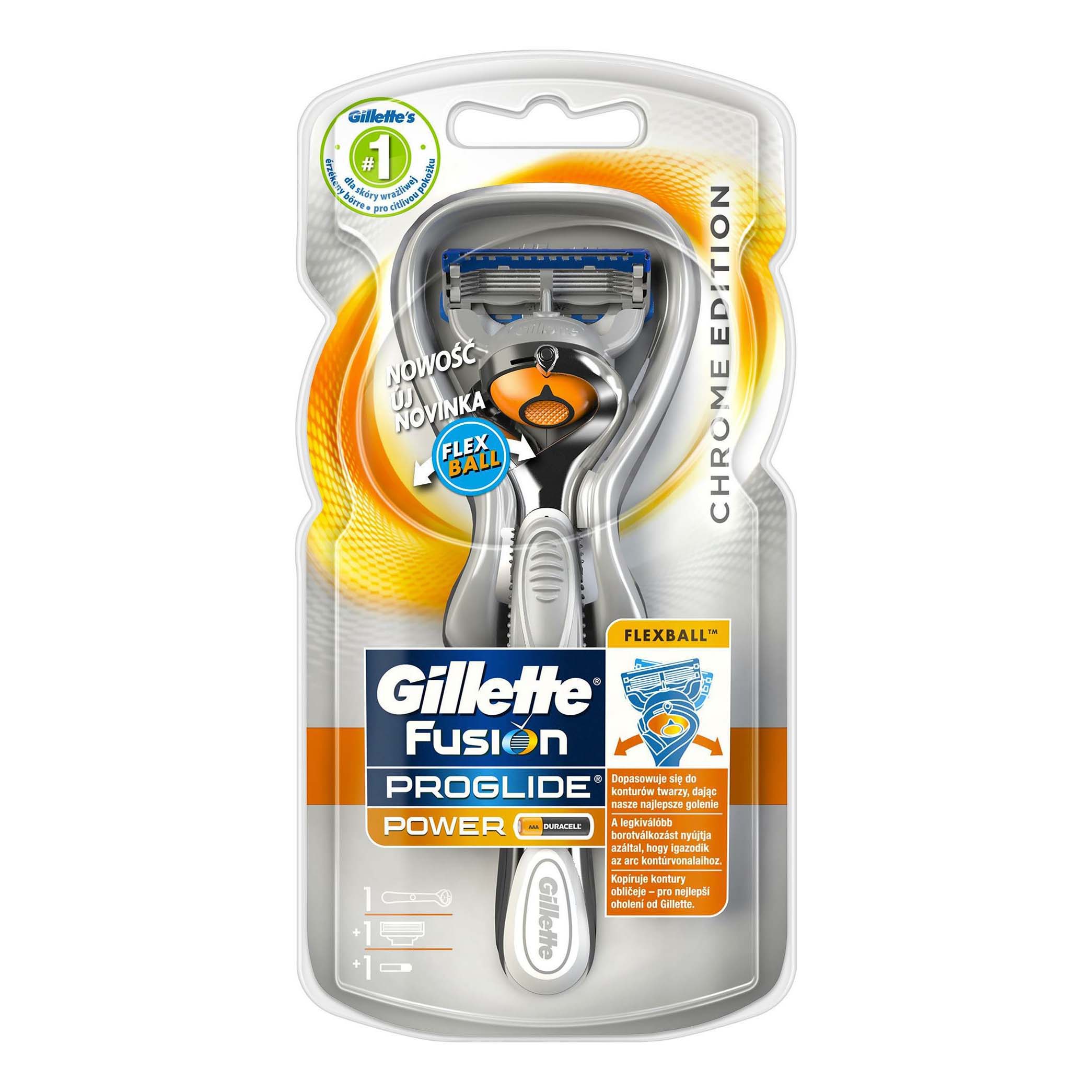 

Бритва Gillette FlexBall Power Silver с 1 сменной кассетой