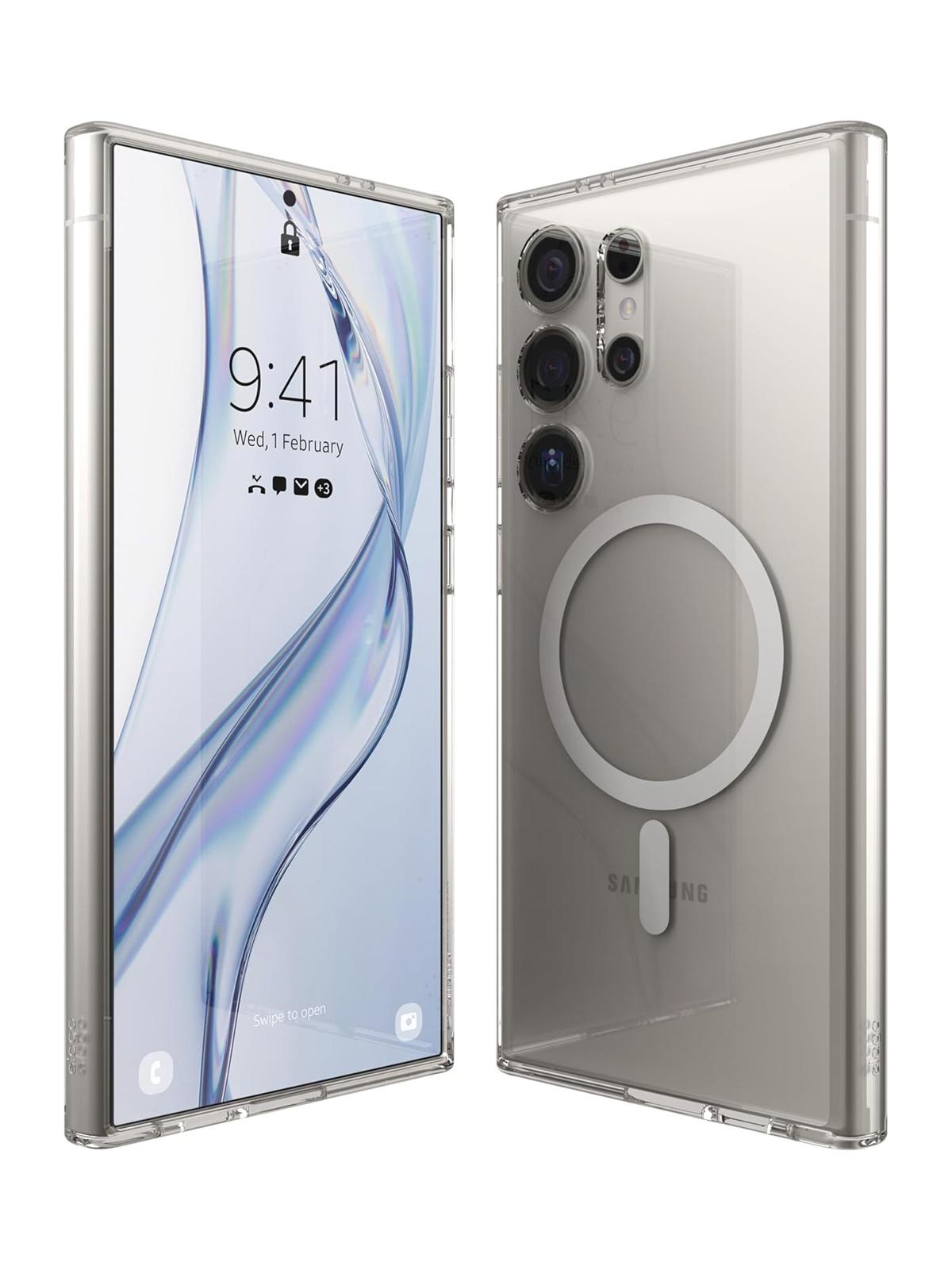 

Чехол Elago для Samsung Galaxy S24 Ultra с покрытием от царапин, прозрачный, HYBRID Magnetic