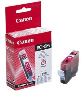 Картридж для струйного принтера Canon BCI-6M (4707A002) пурпурный, оригинал