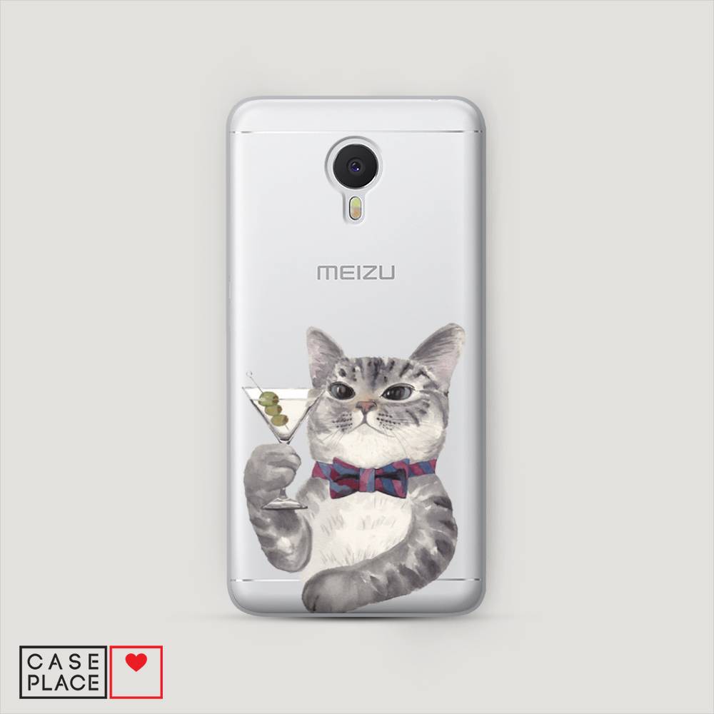 

Чехол Awog "Кот джентльмен" для Meizu M3 Note