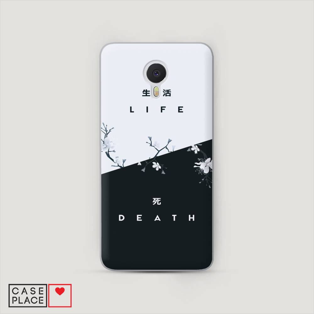 

Чехол Awog на Meizu M3 Note "Life and death", Черный;серый, 70550-7