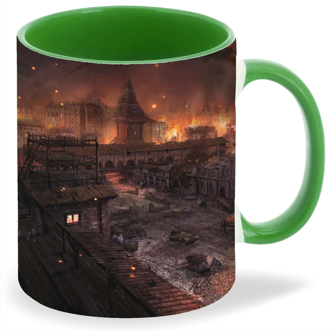 

Кружка CoolPodarok hunted the demons forge Город в огне, hunted the demons forge Город в огне