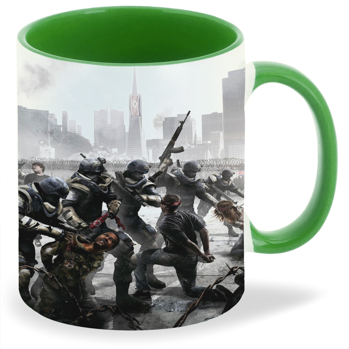

Кружка CoolPodarok homefront Солдаты на коленях Повязка на глазах, homefront Солдаты на коленях Повязка на глазах