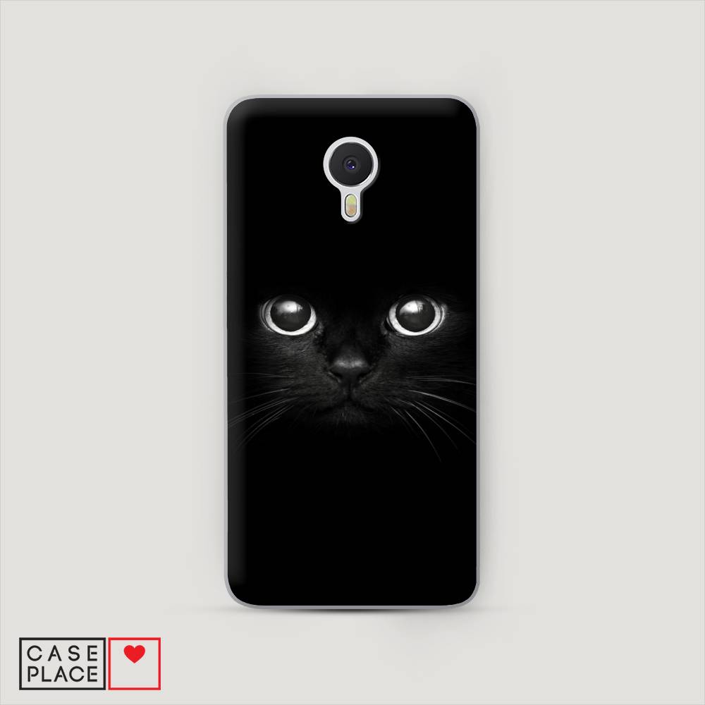 

Чехол Awog на Meizu M3 Note "Взгляд черной кошки", Черный, 70550-1