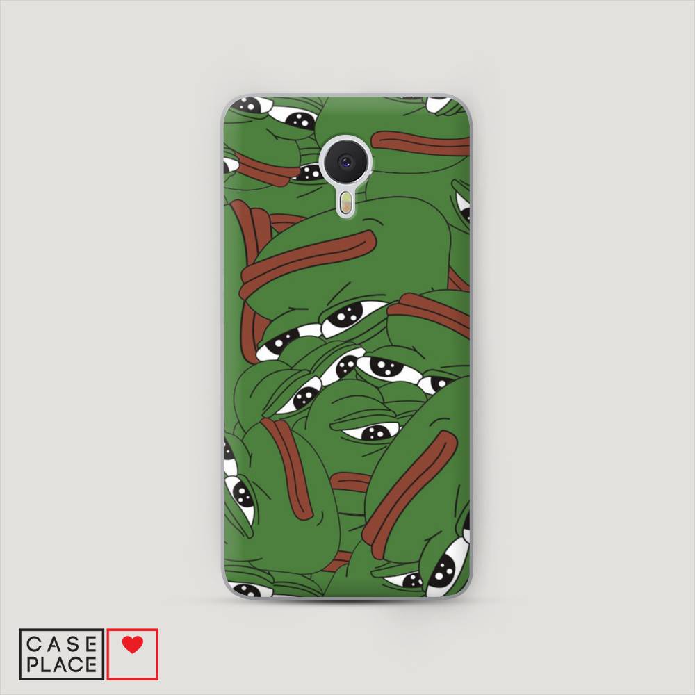 

Чехол Awog на Meizu M3 Note "Печальный frog", Зеленый;белый, 70550-9