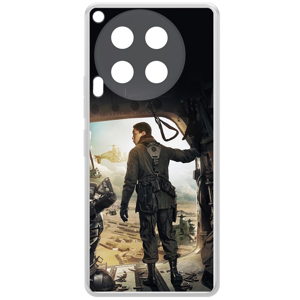 

Чехол-накладка Krutoff Clear Case Фоллаут (Fallout) - Аарон для TECNO Camon 30, Прозрачный