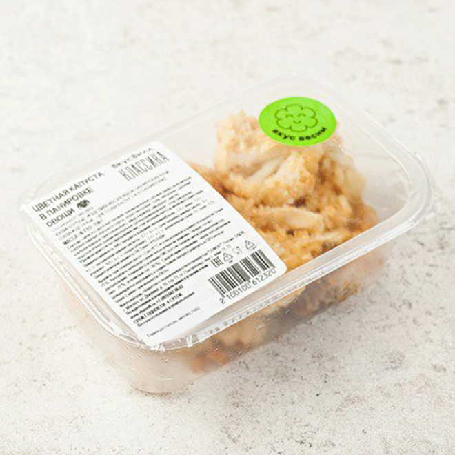 

Цветная капуста ВкусВилл в панировке 150 г