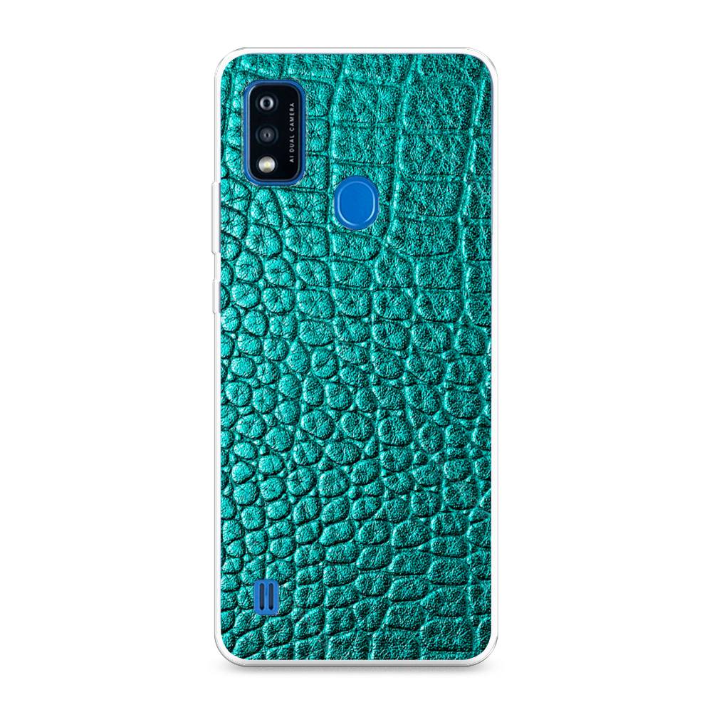 

Чехол Awog на ZTE Blade A51 / ЗТЕ Блэйд A51 "Бирюзовая змея", 134550-3