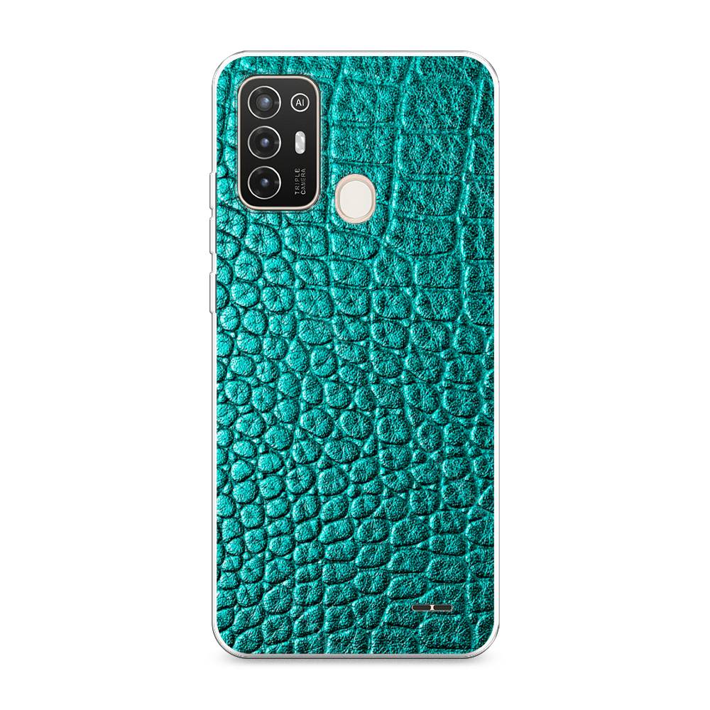 

Чехол Awog на ZTE Blade A52 / ЗТЕ Блэйд A52 "Бирюзовая змея", 136250-3