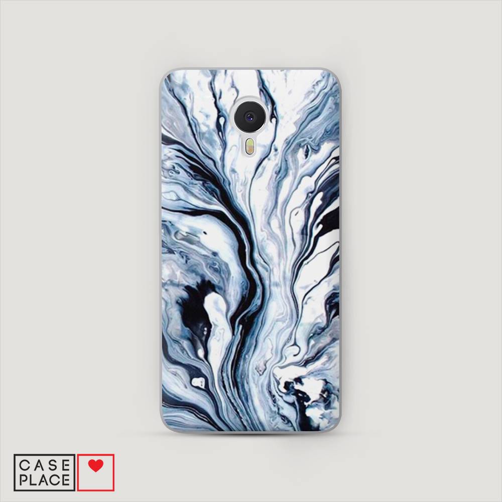 

Чехол Awog на Meizu M3 Note "Голубой минерал мрамор", 70550-3
