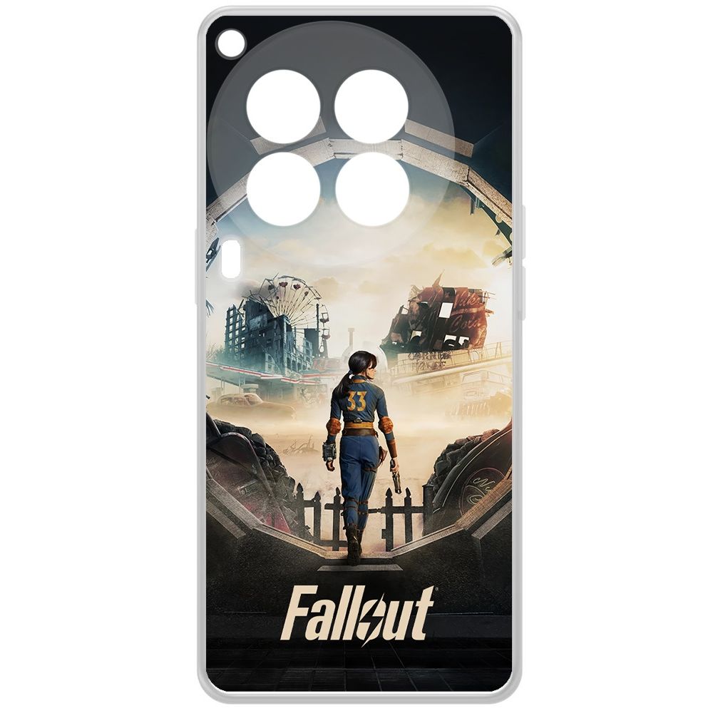 

Чехол-накладка Krutoff Clear Case Фоллаут - Убежище 33 для TECNO Camon 30 Premier 5G, Прозрачный