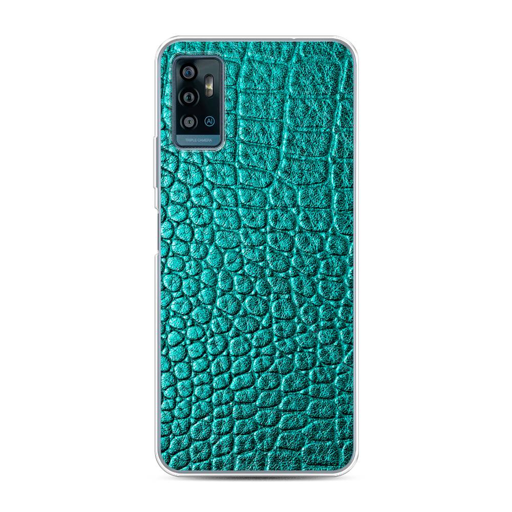 

Чехол Awog на ZTE Blade A71 / ЗТЕ Блэйд A71 "Бирюзовая змея", 134450-3