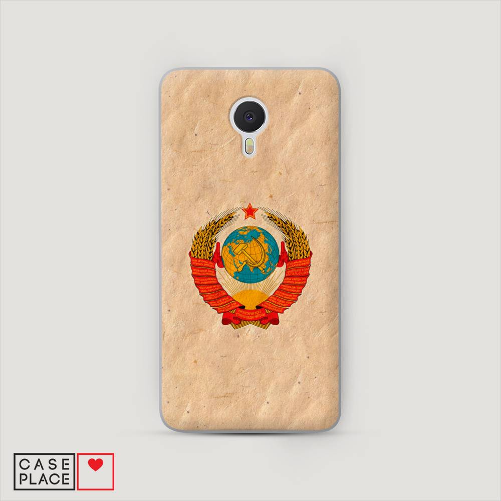 

Чехол Awog на Meizu M3 Note "Союз пролетариев", Бежевый;красный, 70550-10