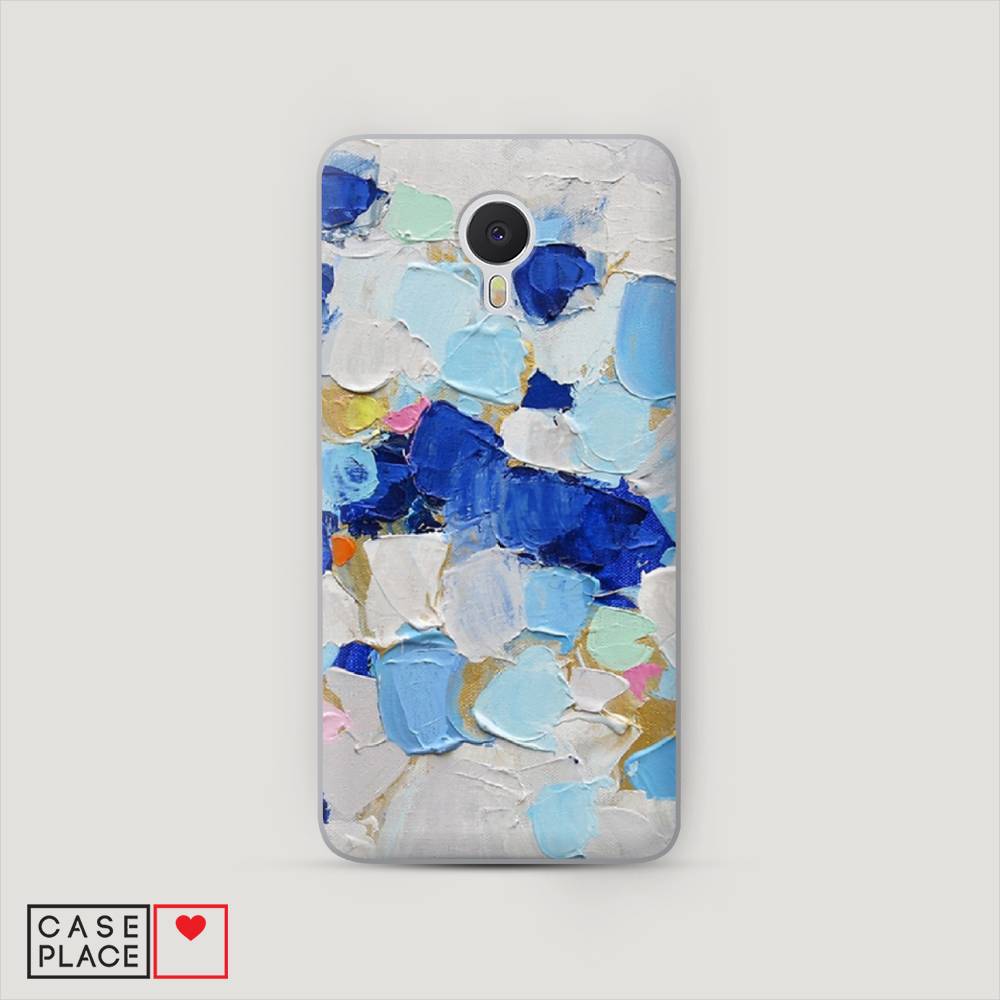 

Чехол Awog на Meizu M3 Note "Холст сине-белый", Синий, 70550-10