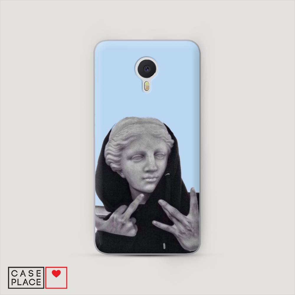 

Чехол Awog на Meizu M3 Note "SWAG статуя", Голубой, 70550-9