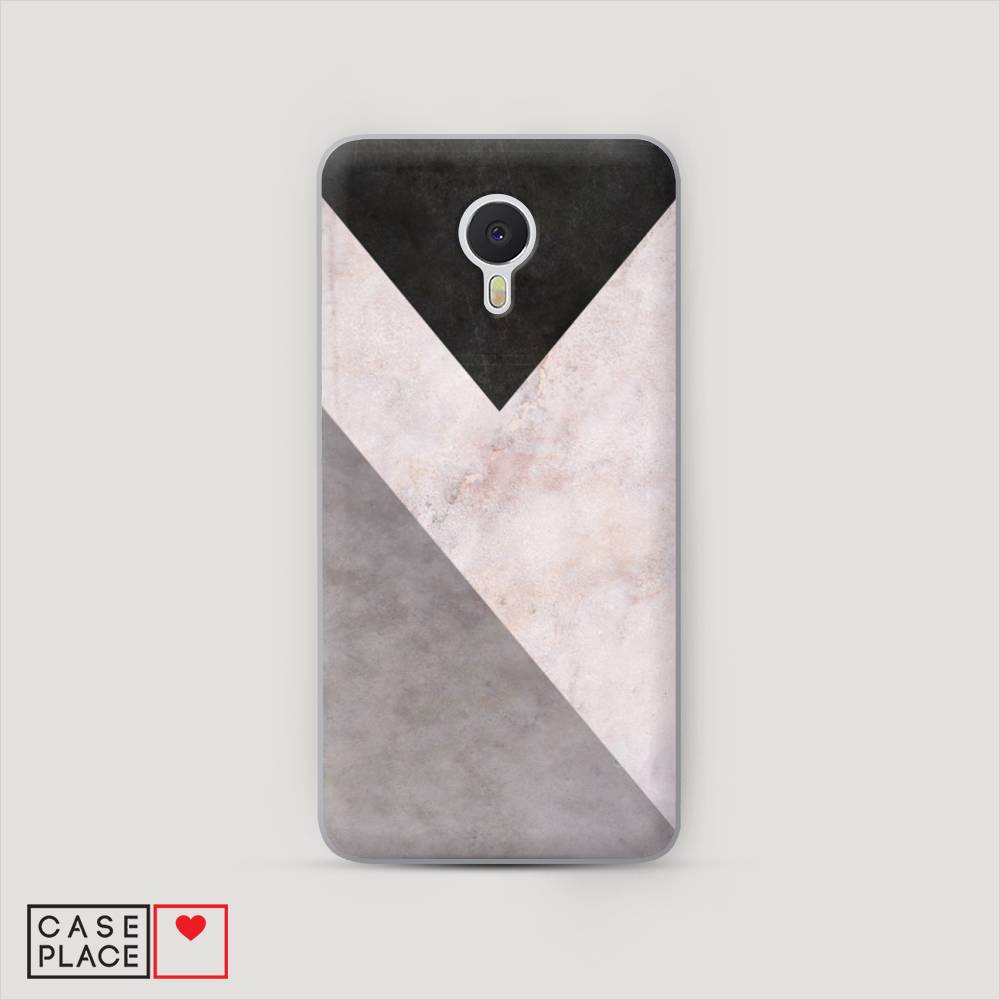 

Чехол Awog на Meizu M3 Note "Геометричный мрамор", Бежевый, 70550-3