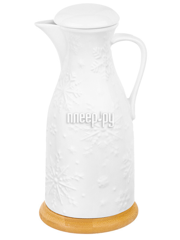 фото Бутылка для масла и уксуса elan gallery снежинки 450ml 540567 nobrand