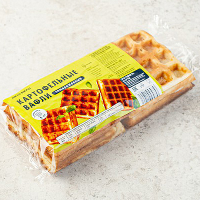 

Картофельные вафли ВкусВилл замороженные 280 г