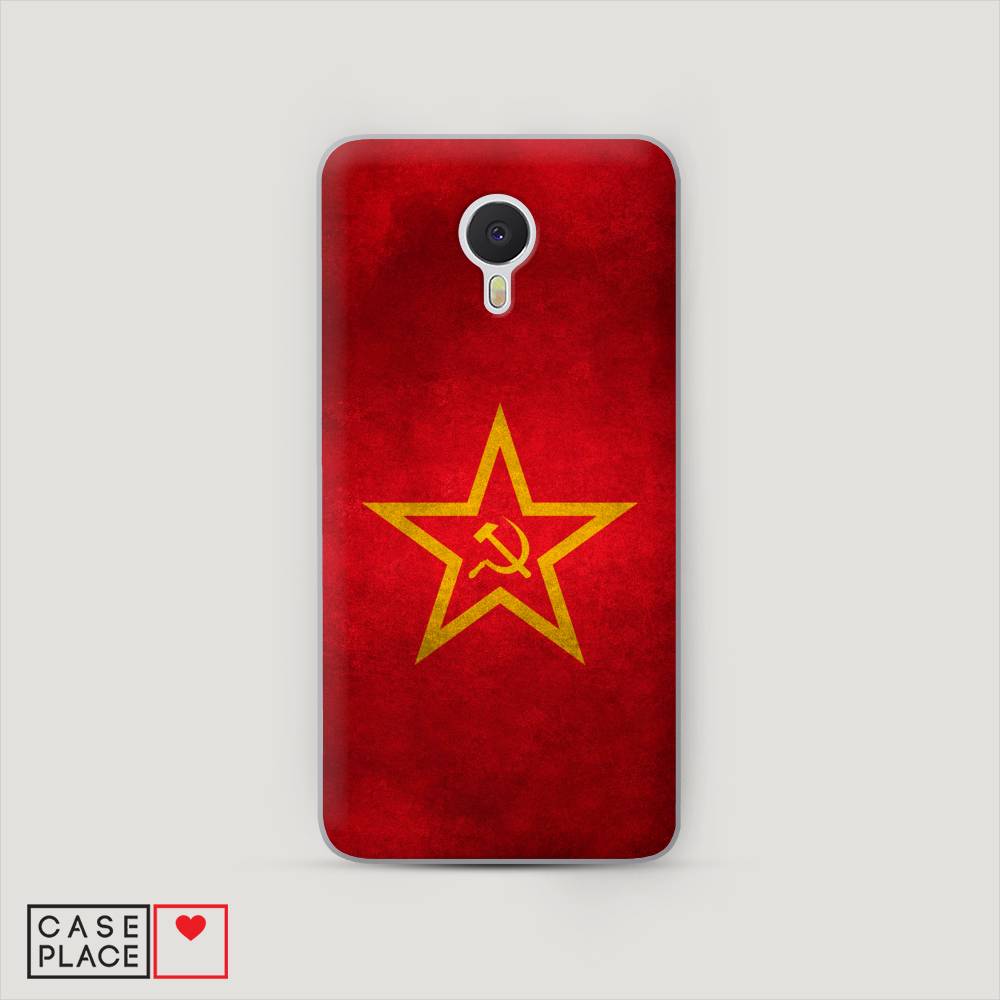 

Чехол Awog на Meizu M3 Note "Красное знамя", Желтый;красный, 70550-10