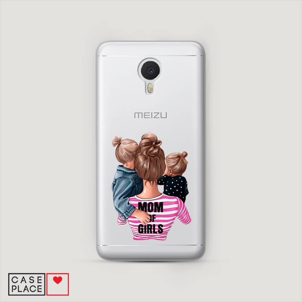 фото Чехол awog "mom of girls" для meizu m3 note