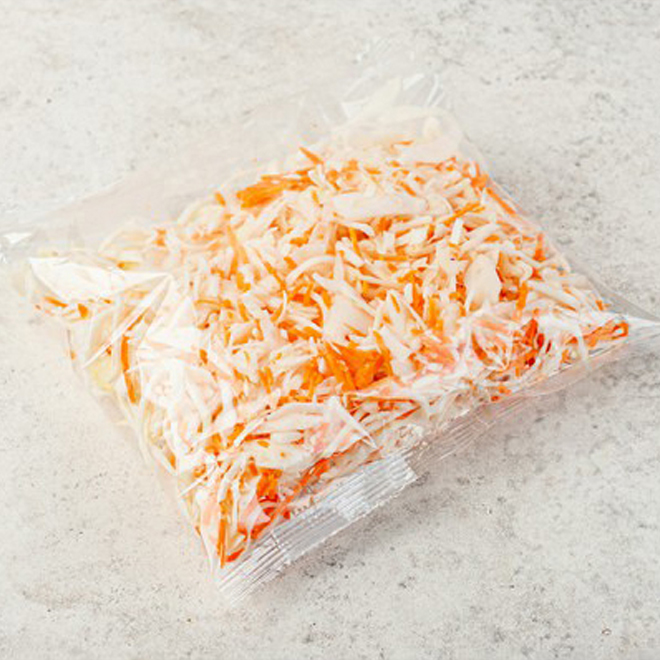 

Овощная смесь из капусты белокочанной и моркови 250 г