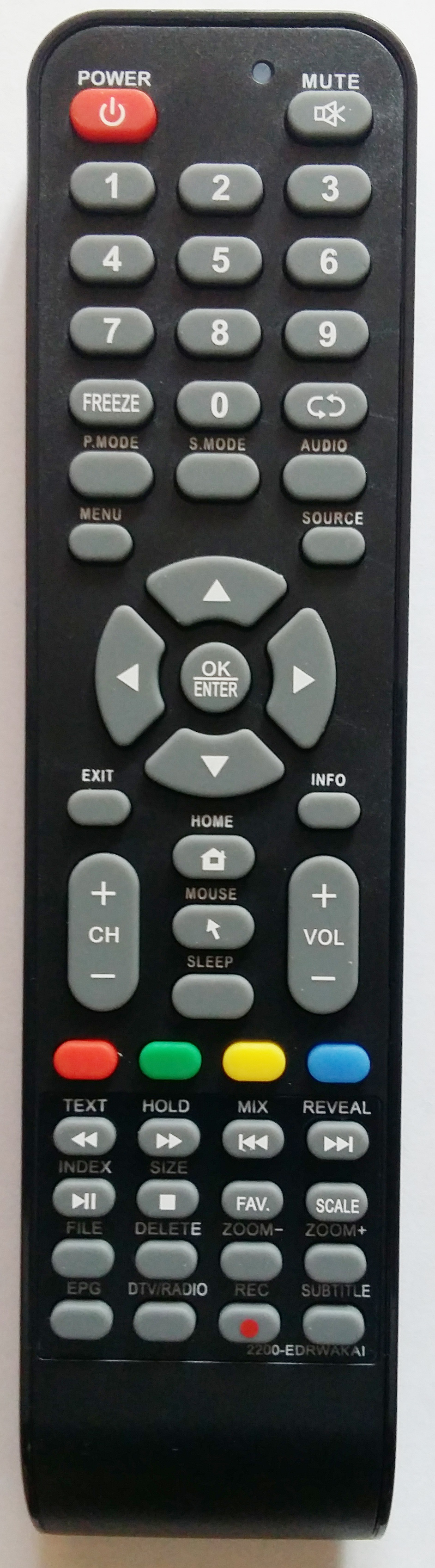 

Пульт HUAYU для AKAI 2200-EDRWAKAI, 2200-EDRO, 2200-EDR0LUMU