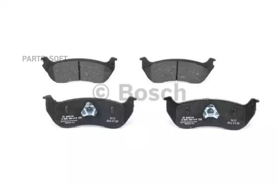 

Колодки тормозные дисковые задн JEEP: CHEROKEE (KJ) 2.4 4WD/2.4 Laredo/2.5 CRD 4WD/2.8 CRD