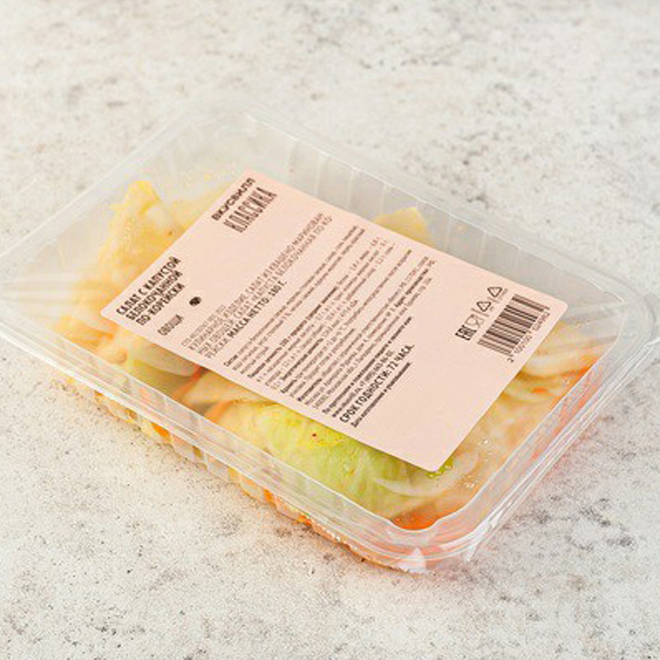 

Салат ВкусВилл с капустой белокочанной по-корейски 180 г
