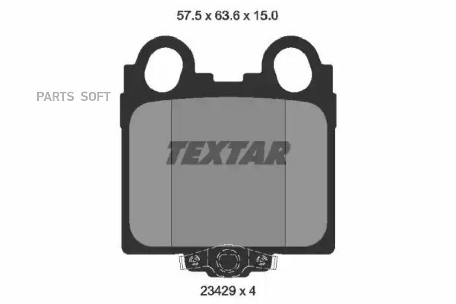 

Колодки тормозные дисковые задн LEXUS: GS 97-05, IS 99-, IS SportCross 01-, SC 01-, TOYOT