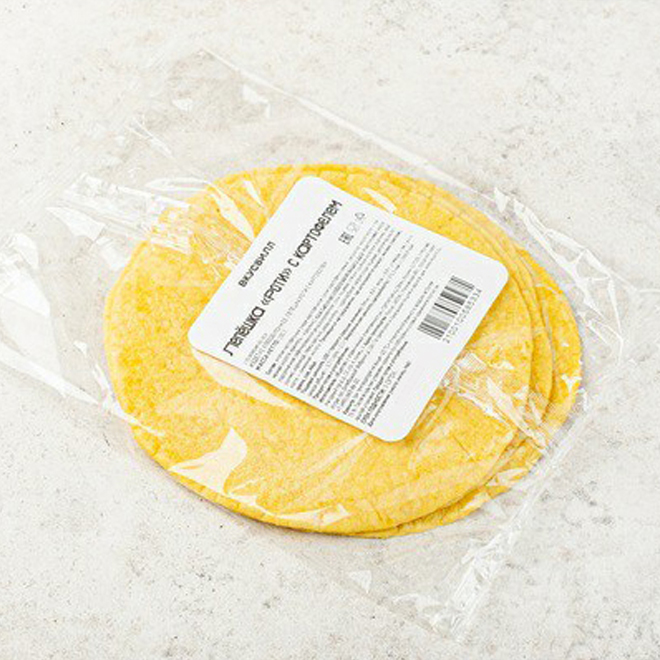

Лепешка ВкусВилл Роти пшеничная с картофелем 150 г