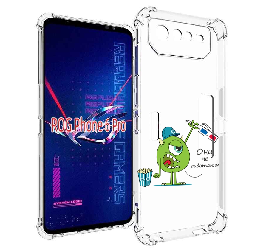 

Чехол MyPads Очки не работают для Asus ROG Phone 6 Pro, Прозрачный, Tocco