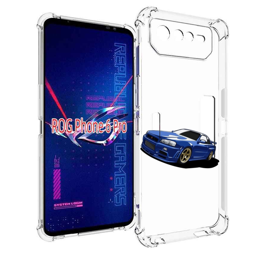 

Чехол MyPads Джитиэр для Asus ROG Phone 6 Pro, Прозрачный, Tocco