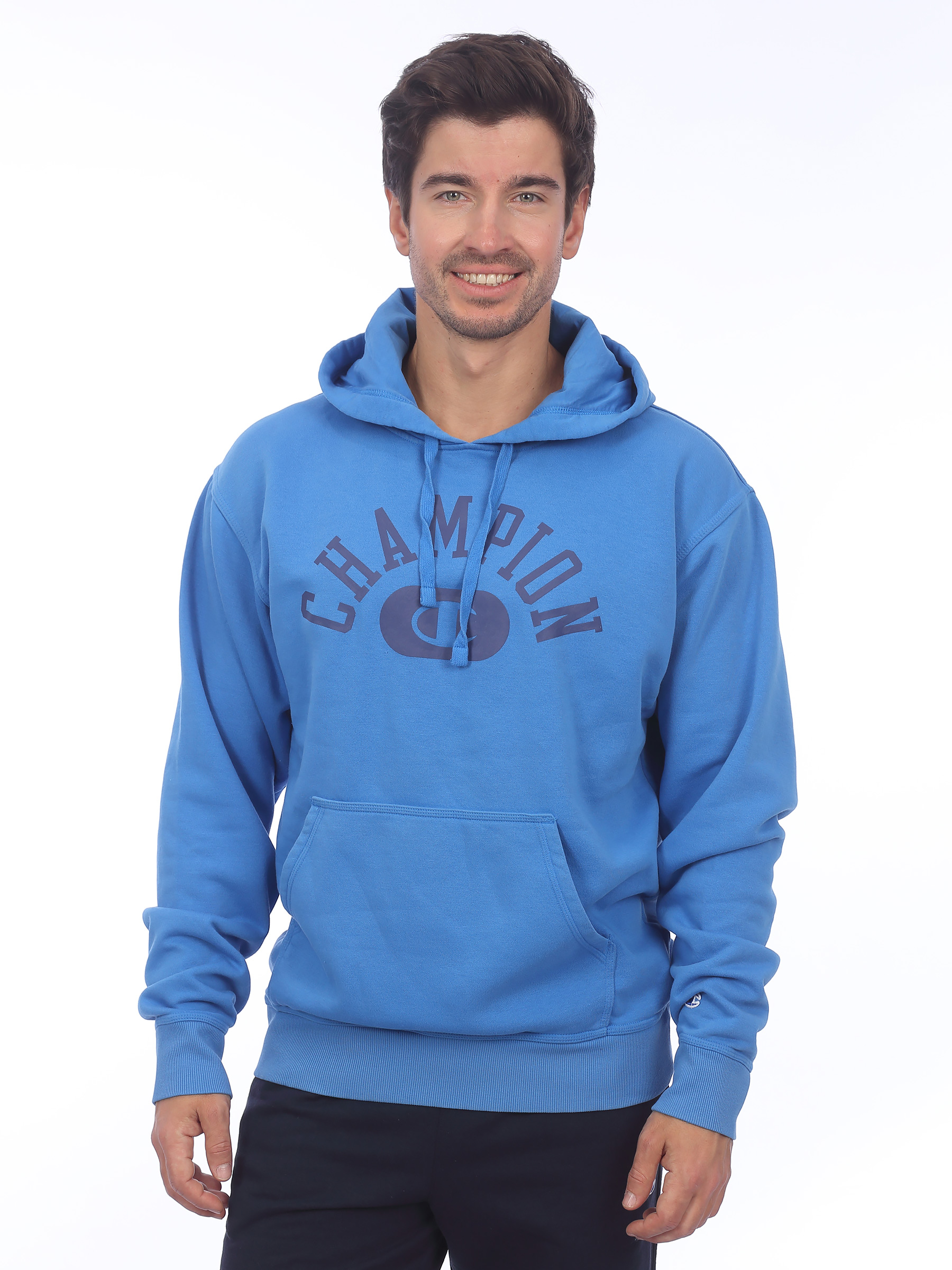 

Худи мужское Champion S74705586M4A голубое M, Голубой, S74705586M4A