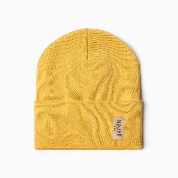 

Шапка детская MINAKU, горчичный, 52, Желтый