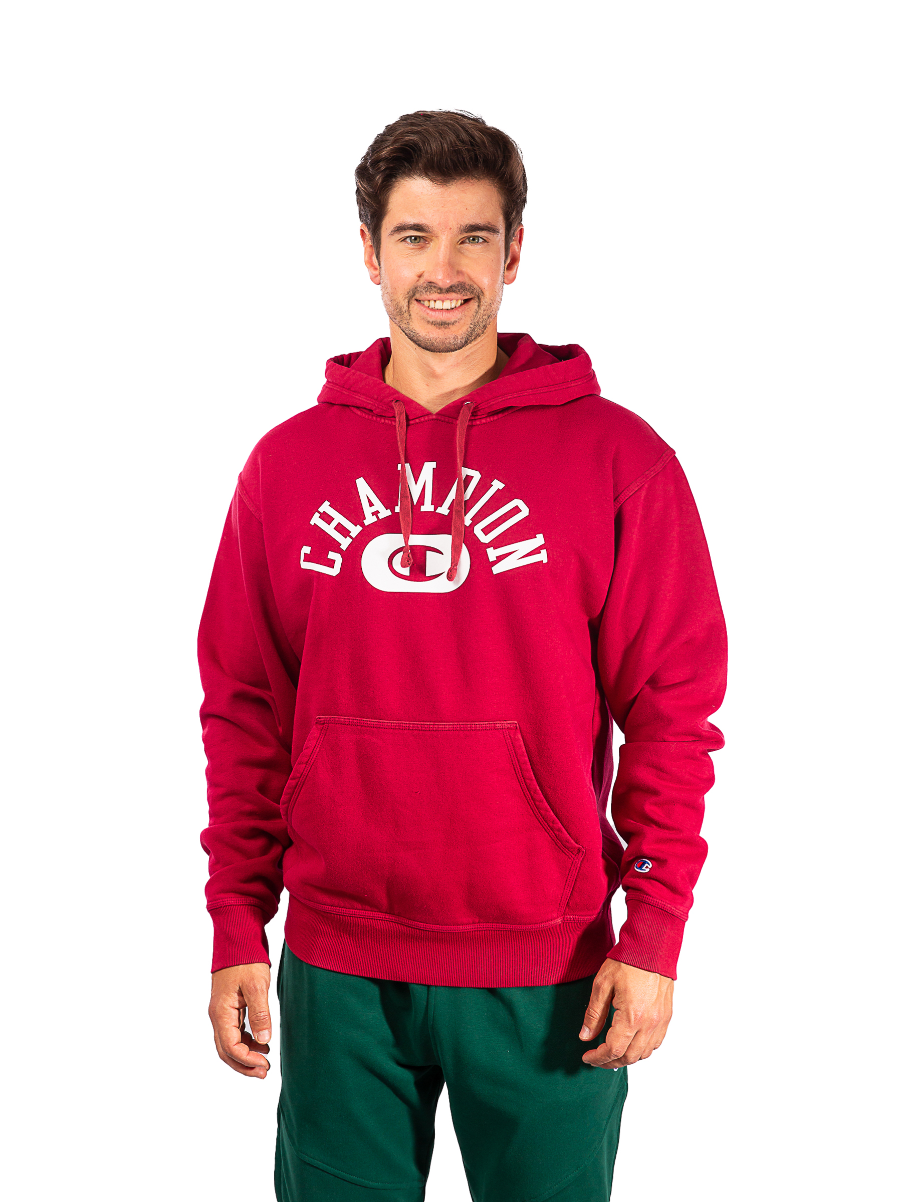

Худи мужское Champion S74705586M4A бордовое L, Бордовый, S74705586M4A