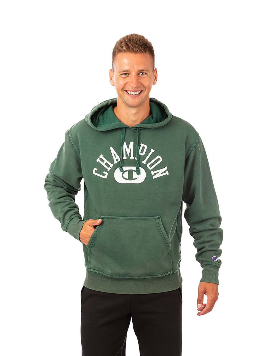 

Худи мужское Champion S74705586M4A зеленое 2XL, Зеленый, S74705586M4A