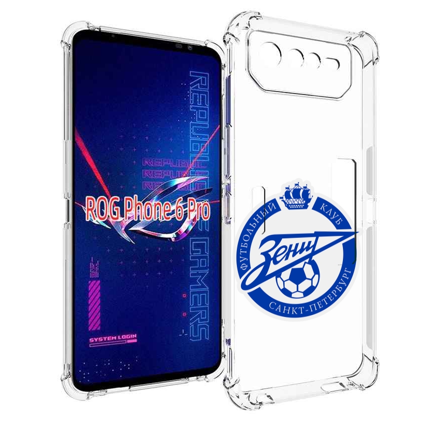 

Чехол MyPads Зенит-фк для Asus ROG Phone 6 Pro, Прозрачный, Tocco