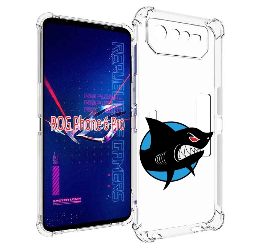 

Чехол MyPads Злая-акула для Asus ROG Phone 6 Pro, Прозрачный, Tocco