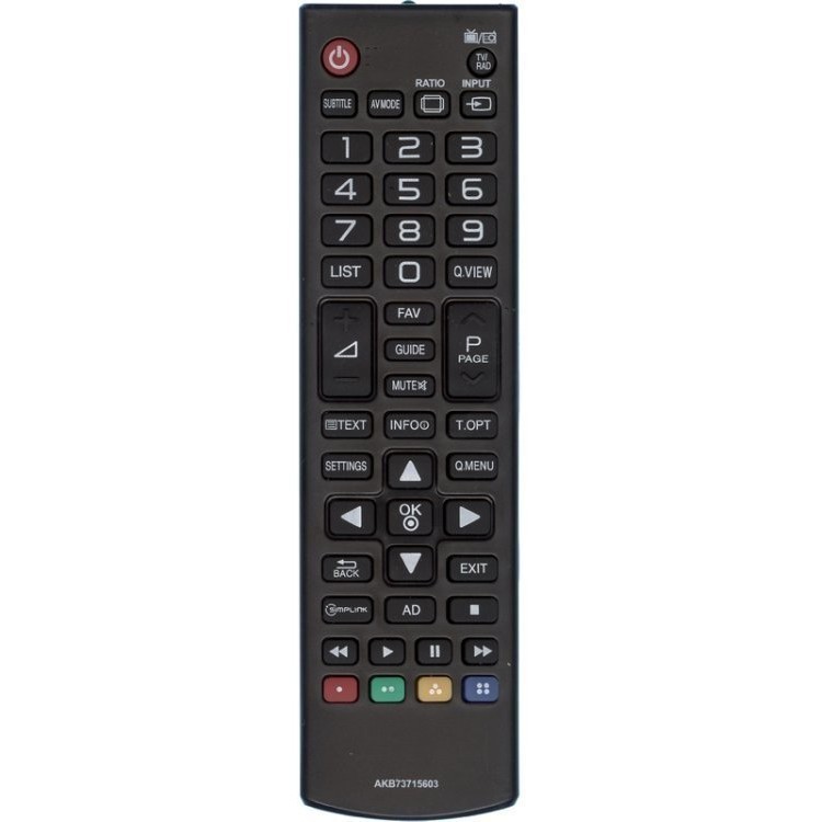 

Пульт HUAYU для LG AKB73715603, LG 32LN536U, LG 32LN540V, LG 39LN540V, LG 42PN450D, LG 42L