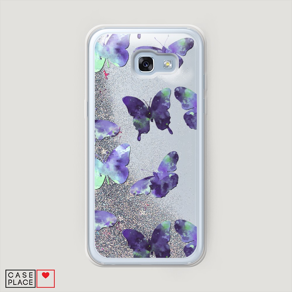 

Чехол Awog на Samsung Galaxy A3 2017 / Самсунг A3 2017 "Бабочки отпечатки", Разноцветный, 20391-1