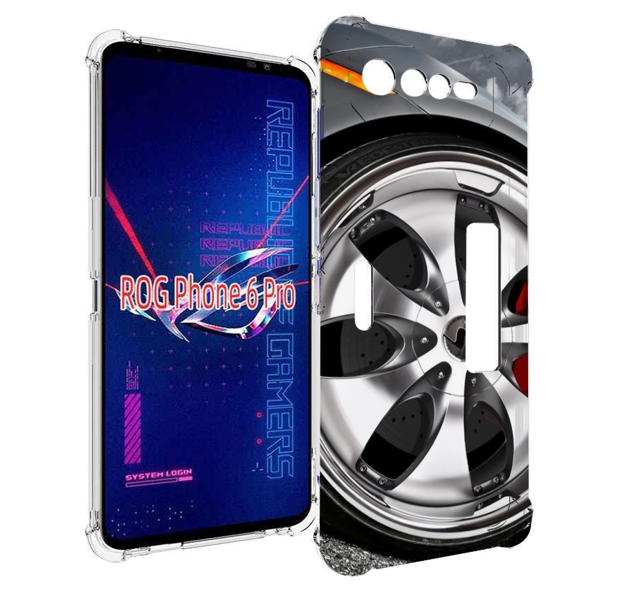 

Чехол MyPads Колесо мужской для Asus ROG Phone 6 Pro, Прозрачный, Tocco