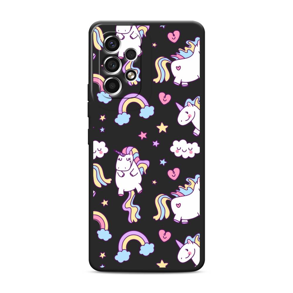 

Матовый силиконовый чехол "Sweet unicorns dreams" на Samsung Galaxy A53, Sweet unicorns dreams