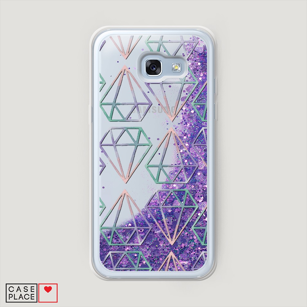 

Чехол Awog на Samsung Galaxy A3 2017 / Самсунг A3 2017 "Бриллианты голографика", Разноцветный, 20392-1