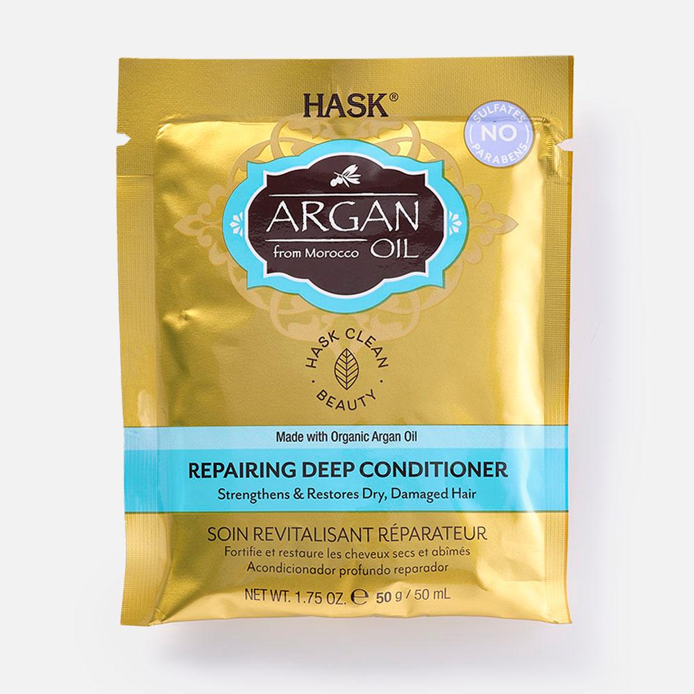 фото Маска для волос hask argan oil repairing deep conditioner 50 г