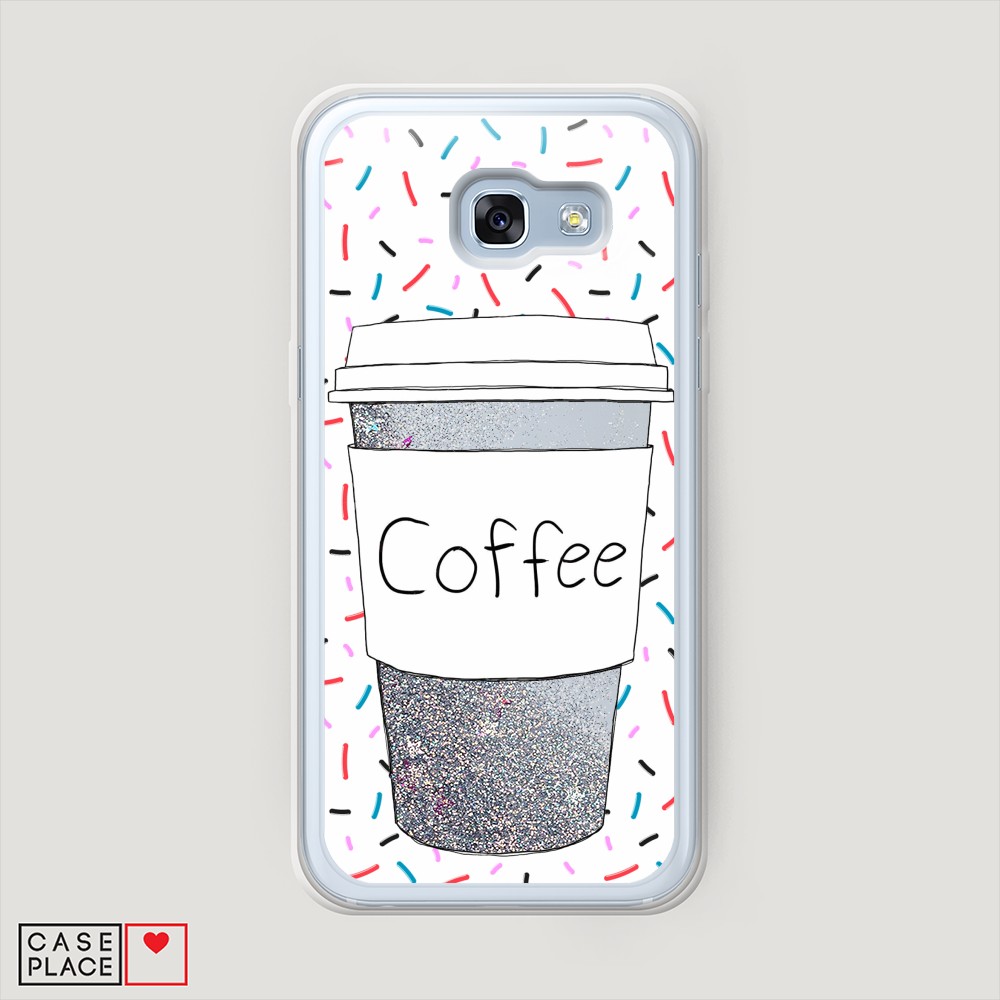 

Чехол Awog на Samsung Galaxy A3 2017 / Самсунг A3 2017 "Coffee прозрачный стакан", Разноцветный, 20391-1