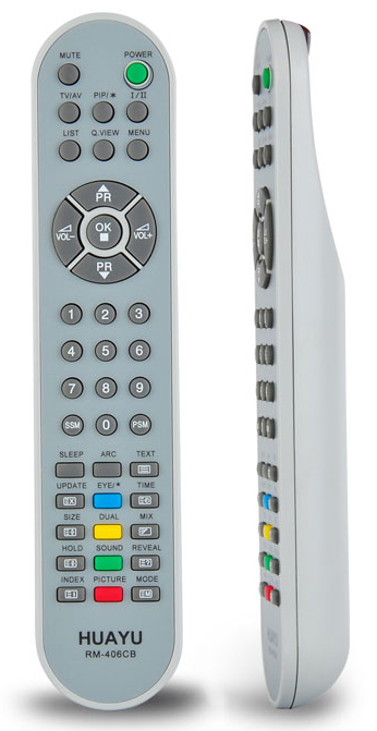 Пульт HUAYU для телевизора LG universal RM-406CB (6710T00008B,126,091 LCD)
