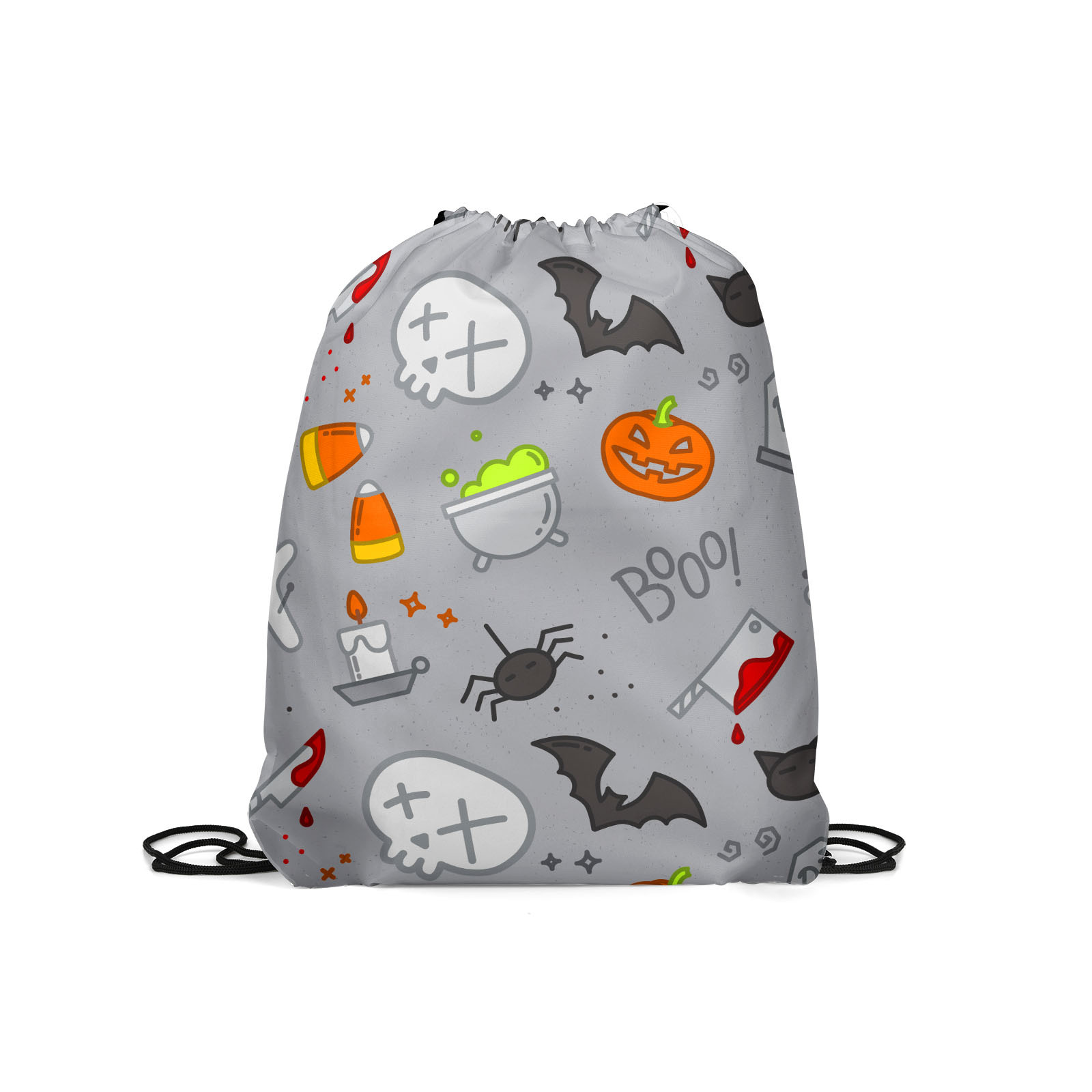 

Мешок для обуви унисекс Gorolla DrawstringBackpack 155 серый, 42х35 см, DrawstringBackpack 155