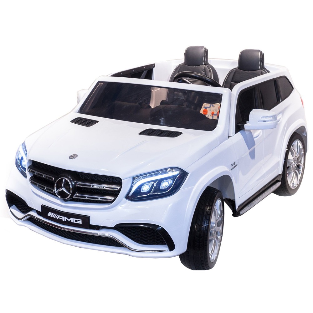 Электромобиль Toyland Mercedes Benz GLS 63 белый 106756 электромобиль razor дрифт карт crazy cart xl